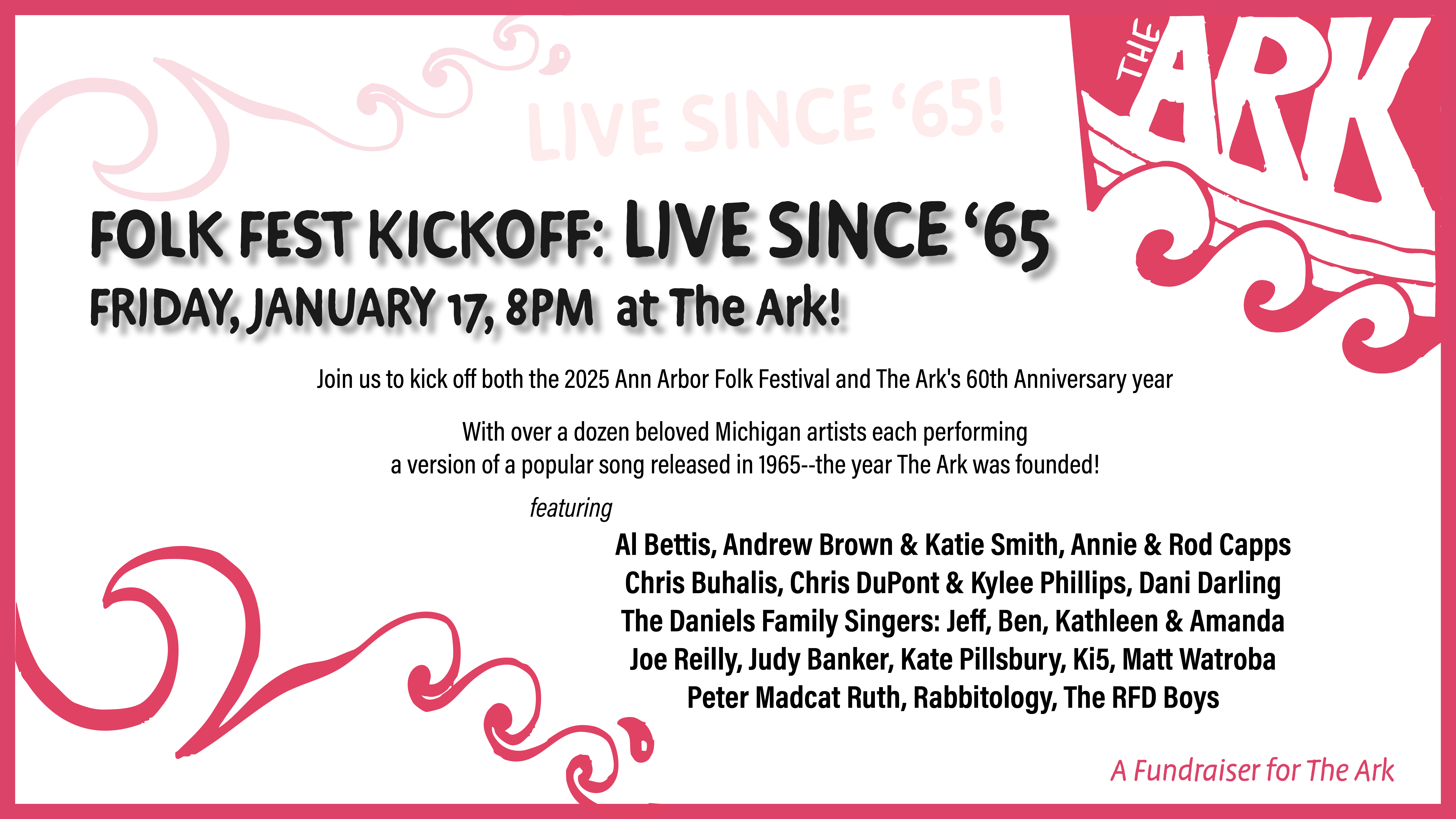 Live since '65 Folk Fest kickoff
